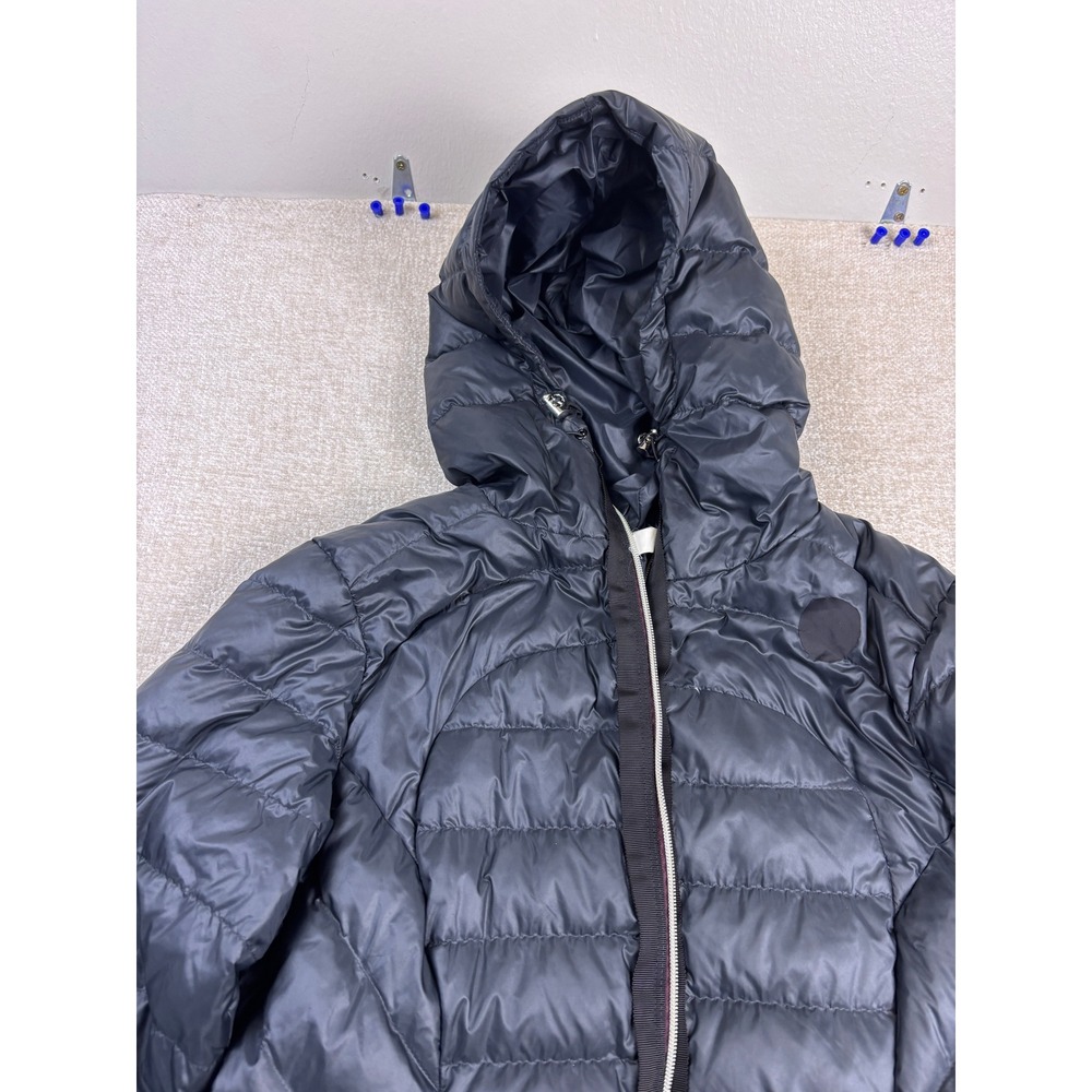 Lululemon Athletica Hooded Puffer Parka Jacket Black Size 10 Broken Zipper 4504 - Picture 3 of 10